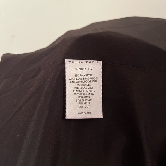 Trina Turk Women's Rikka Feather Trimmed Blazer - Picture 4 of 9